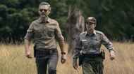 Eric Bana and Lily Santiago in Untamec (Image sourced via Netflix)